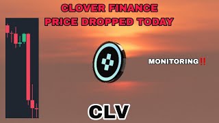 CLV COIN PRICE DROP IN OCTOBER 2024‼️ BINANCE WILL MONITORING CLOVER FINANCE❗ WARNING TO ALL HOLDERS [upl. by Beitnes615]