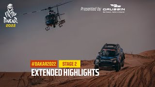 Extended highlights of the day presented by Gaussin  Stage 2  Dakar2022 [upl. by Hakim]