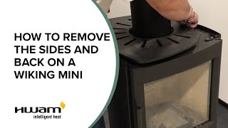 HOW TO Remove the sides and back on a WIKING Mini wood burning stove [upl. by Krakow780]