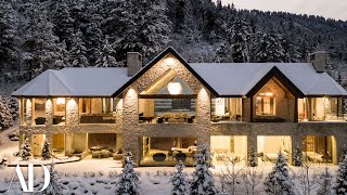 Inside A 75000000 Aspen Ski Mansion  On The Market  Architectural Digest [upl. by Eilyah]