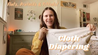 Cloth Diapering So Far  Prefold Fitted amp Flat Diapers [upl. by Lledyl]