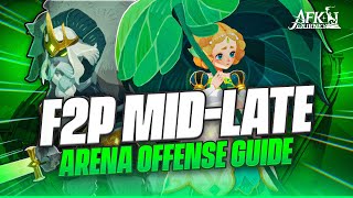 Zeee Best Arena Guide  F2PLow Spender MidEnd Game Arena Offense【AFK Journey】 [upl. by Dobrinsky420]