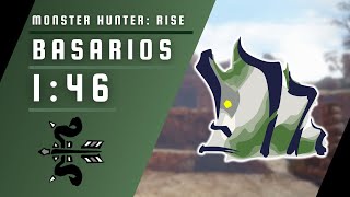 MH Rise  Basarios  Bow Solo  146 [upl. by Shippee41]