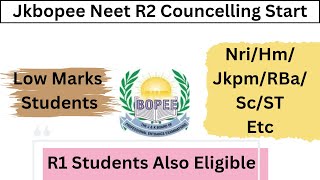 Finally Jkbopee Release R2 Councelling Notification For NEET  Jahangir Says [upl. by Shaun777]