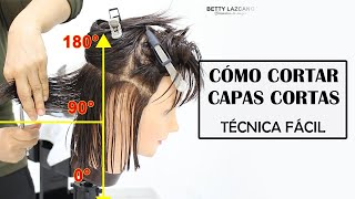 APRENDE A CORTAR CAPAS CORTAS LOOK REJUVNECEDOR 40 Y MAS [upl. by Shult779]