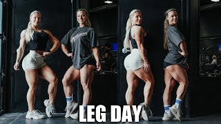 OPRERATION OLYMPIA  LEG WORKOUT WITH YOUR FAVOURITE DUO EMILY AZZARELLO amp VALERIE RATELLE IFBBPROS [upl. by Enirolf603]