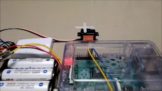 Raspberry Pi B servo drive test [upl. by Voorhis816]