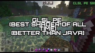 GLSL PEBest Mcpe ShadersCredits To Gabriel PaixaoFREE [upl. by Akienat]