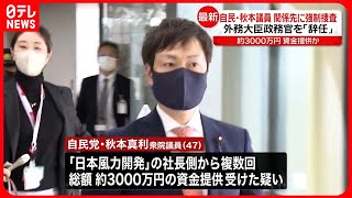 【自民・秋本議員】風力発電会社側から資金提供か [upl. by Mudenihc]