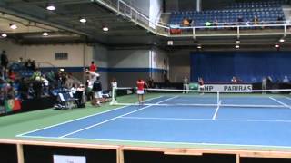 Last point of Pironkova vs Larcher de Brito [upl. by Denise]