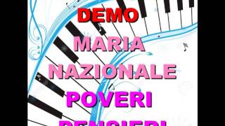 Poveri Pensieri MARIA NAZIONALE KARAOKE [upl. by Eseilana930]