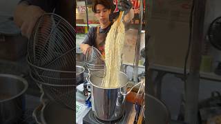 The famous Buldak StirFried Noodles Omelette in Malaysia [upl. by Ativahs]