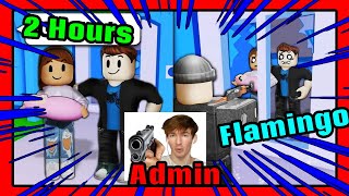 2 Hours of Flamingo Roblox Admin Abuse [upl. by Zak307]