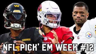 NFL Week 12 Pick Ems 2024  Our Thoughts [upl. by Bradstreet]