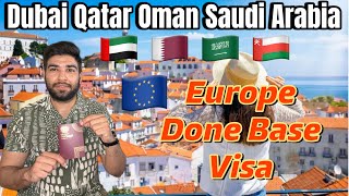 Europe Done base visa from Gulf countries  work permit  visa process [upl. by Doi]