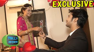 Exclusive Interview Lakshya Proposes Ragini On The Sets Of Swaragini  Colors [upl. by Hewett]