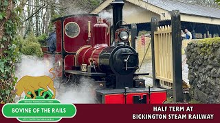 Half Term Steam at Bickington Steam Railway  15th Feb 2023 [upl. by Anilec152]