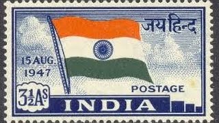 Top5 First Indian Postal Stamps VTRICS [upl. by Esikram]