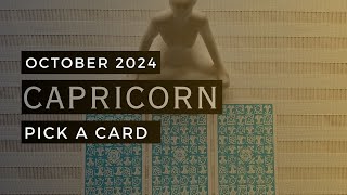 CAPRICORN TAROT READING  PICK A CARD  MID OCTOBER Very Specific Messages [upl. by Nonrev]