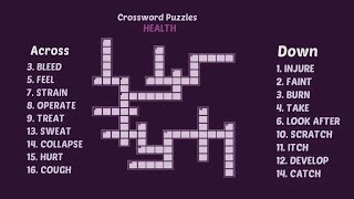 Crossword Puzzle Game In English  Puzzles With Answers [upl. by Ide967]