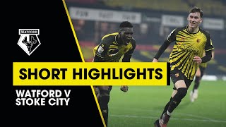 SARR LASTMINUTE WINNER  WATFORD 32 STOKE CITY HIGHLIGHTS [upl. by Annayoj]