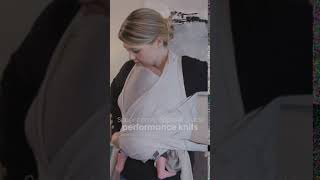 Boppy® ComfyHug™ Hybrid Newborn Baby Carrier  Feature Snippet  Washable  Portrait [upl. by Haughay]