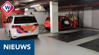 Automobilist onder invloed ramt elektriciteitskast in parkeergarage  OMROEP WEST [upl. by Fredelia336]