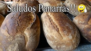 ¡Saludos Panarras  Pan casero en horno de leña [upl. by Engel]