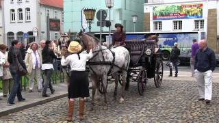 Historische Kutschen vor dem Celler Schloß 2011 [upl. by Esinaej]