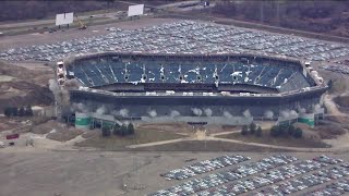 Silverdome demolition part 2 [upl. by Ahcmis]