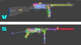 Short comparison MP 40 vs PPSh41 [upl. by Emalee]