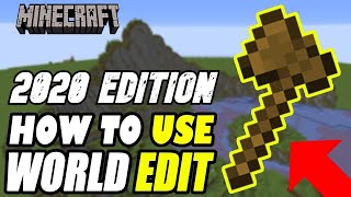 ✔ How to use World Edit in Minecraft Java 2020 [upl. by Dwain207]