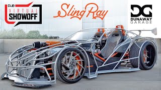 Dunaway Garages “Slingray” 4 Wheel Conversion Slingshot  VIRTUAL SHOW OFF [upl. by Child203]