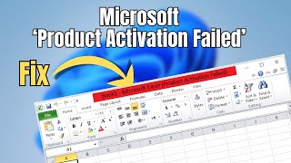 How to Fix Microsoft Office Product Activation Failed Error [upl. by Anitsirhc]