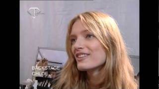 fashiontv  FTVcom  Lily Donaldson Models Talk SS 08 [upl. by Erdreid]