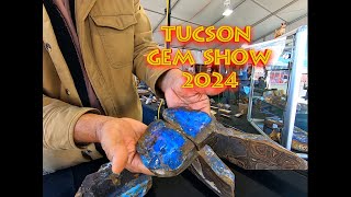 Epic Day at the Tucson Gem Show 2024 [upl. by Llenaej]