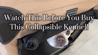 Petsfit Collapsible Kennel Review [upl. by Siclari]