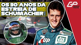 MICHAEL SCHUMACHER FLAVIO GOMES RELEMBRA ESTREIA NA F1  GP às 10 [upl. by Elime]