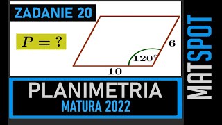 Planimetria  zadanie maturalne [upl. by Lura]