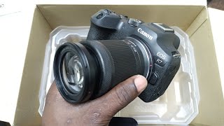 Canon EOS R7 RFS18150mm F3563 IS STM Lens Kit Mirrorless 4K 60p Video Content Creators unbox [upl. by Noleta]