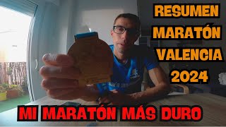 CONCLUSIÓN MARATÓN VALENCIA 2024 [upl. by Macleod]