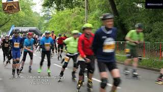 41 Rhein Ruhr Marathon Duisburg 05052024 Inliner Start [upl. by Fronia]