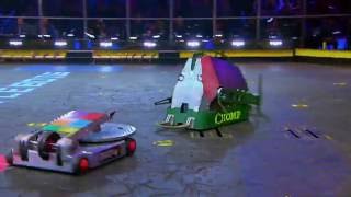 BattleBots Basement  Chomp vs Basilisk  Unseen Grudge Match from BattleBots 2018 [upl. by Rhu462]