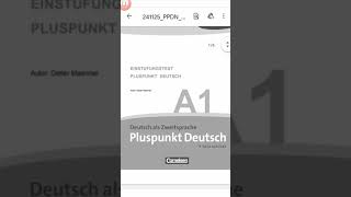 Einstufungstest Deutsch A1  Almanca Seviye Belirleme Sınavı A1 [upl. by Xad]