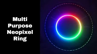 Remote Controlled Multi Purpose Neopixel Ring  Baba Awesam [upl. by Auqinom]