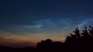 Comet C2020 F3 NEOWISE amp Noctilucent Clouds 0717th2020 [upl. by Rubbico]