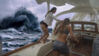 30 Cruise Ships Caught in Monster Waves [upl. by Krm372]