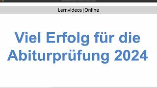 Viel Erfolg für die Abiturprüfung 2024 FOS  BOS Bayern [upl. by Gladwin]