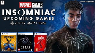 Insomniac Games All Upcoming Games  2024 Plans New IP XMen amp More [upl. by Mike]