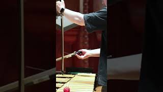 Bowing the bow on vibraphone shorts [upl. by Anivram]